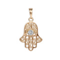 31814 Xuping Jewelry fashion religious hand shaped pendant of 18K gold plated